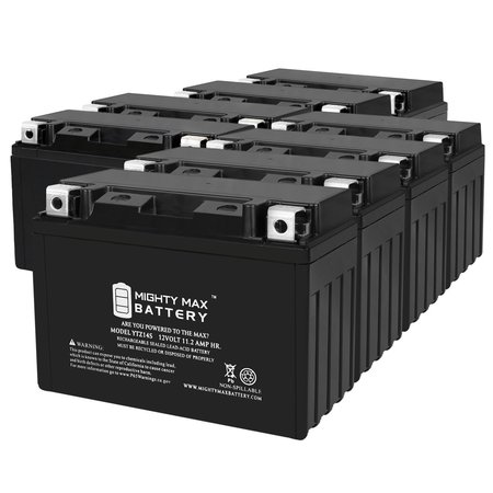 YTZ14S 12V 11.2AH Replacement Battery compatible with BikeMaster BTZ14S - 8PK -  MIGHTY MAX BATTERY, MAX4033001